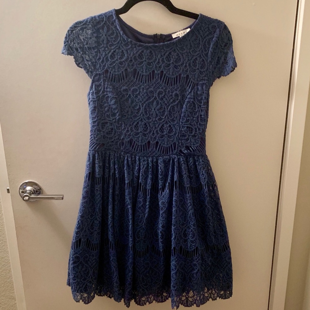 NWOT Blue-Gray Milani Dress